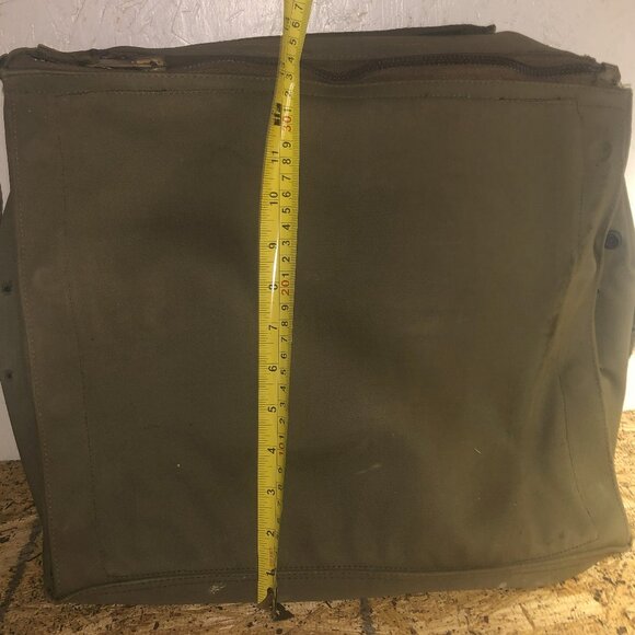 Vintage Green Military Bag / Rucksack - Collector's Item Only (LLT1584) - Picture 8 of 12